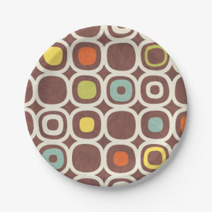 Fliesenmuster für Keramiken Pappteller