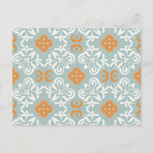 Fliesenmuster für Keramiken Postkarte