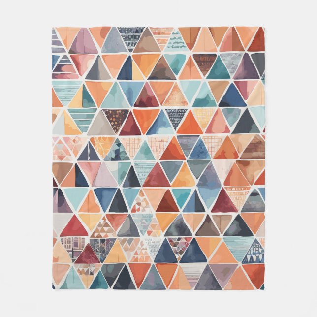 Fliesenstil Fleecedecke (Vorderseite)