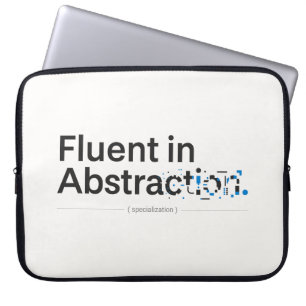 Fließend in Abstraktion Minimalistisches Tech-Desi Laptopschutzhülle