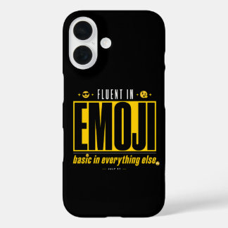 Fließend in Emoji iPhone 16 Hüllen | Lustige Emoji