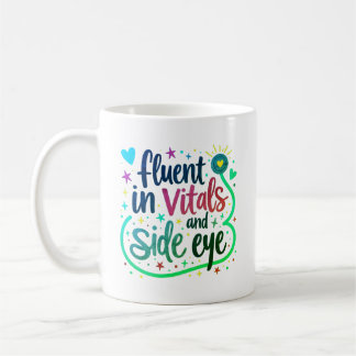 Fließend in Vitalwerten und Seitenblick Pastell-Nu Kaffeetasse