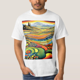 Fließende Landschaft T-Shirt
