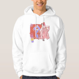 Fließender rosa Hanbok & Glow BB Cream Hoodie