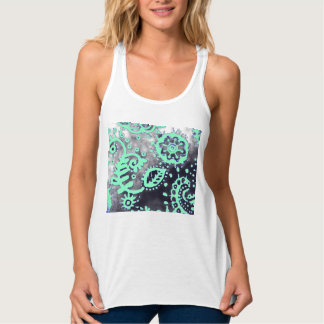 Fließendes Racerback-Tank-Top mit Farbverlauf in G Tank Top