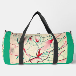 Fließstriche 1 duffle bag