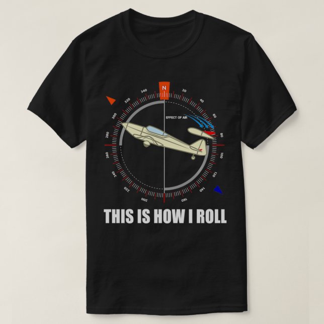Flight Airplane Themed Gifts T-Shirt Men Float Flu (Design vorne)