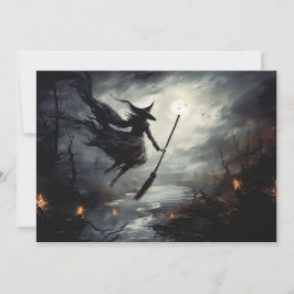 Flight, Hexen Halloween Feiertagskarte