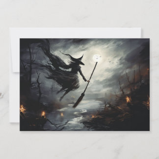 Flight, Hexen Halloween Feiertagskarte
