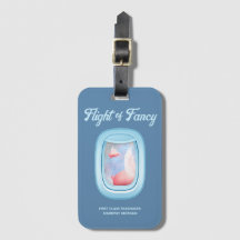 Flight of Fancy-Pigs Flying Past Airplane Window