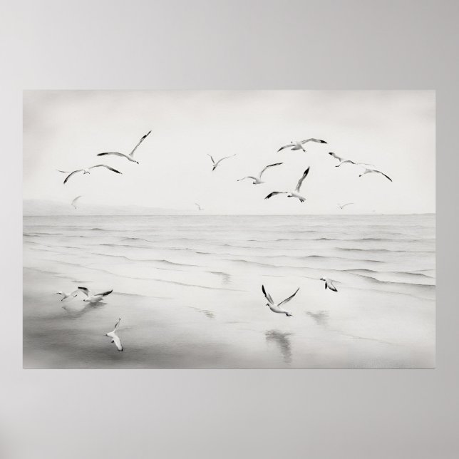 "Flight of Freedom' Art Poster (Vorne)