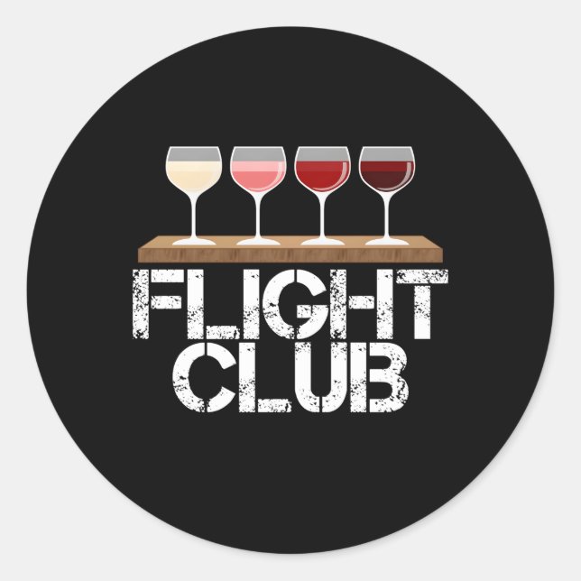 Flight Wine Club Weinroute Mendrisiotto Weinroute  Runder Aufkleber (Vorderseite)