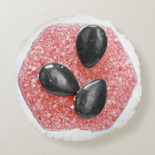 FlightBites Sour Watermelon Rundes Kissen