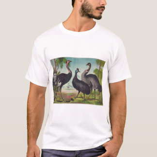 Flightless Vögel Emu Cassowary-Strauß Australien T-Shirt