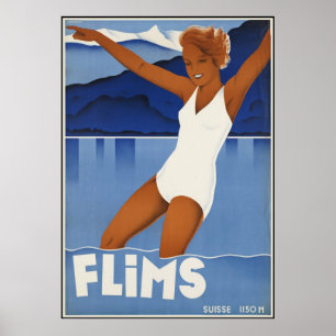 Flims die Schweiz Poster