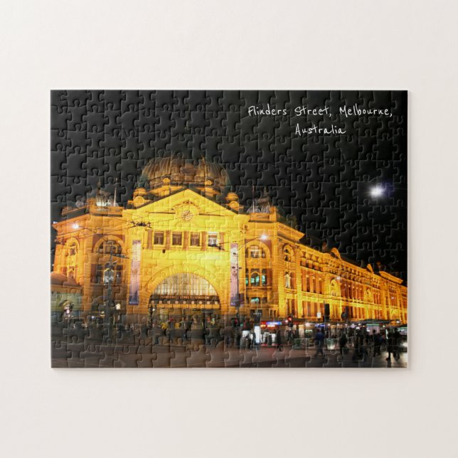 Flinders Street, Melbourne, Australien - Puzzle (Horizontal)