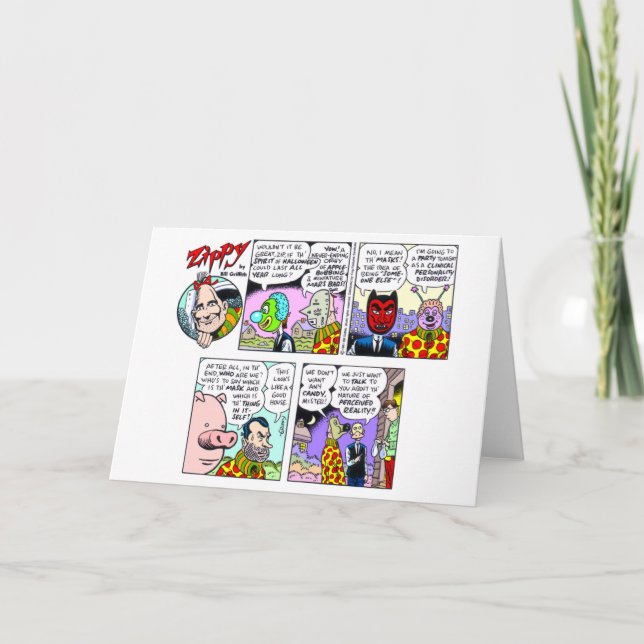 Flinke Halloween-Karte Karte (Vorderseite)