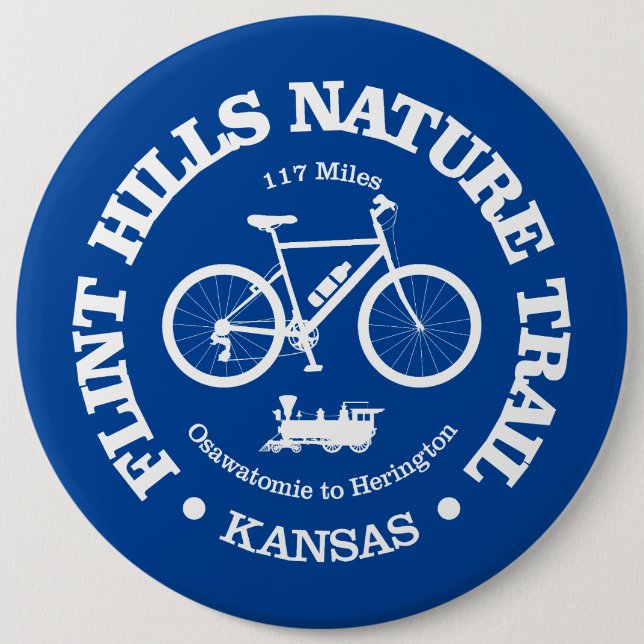 Flint Hills Nature Trail (Radfahren) Button (Vorderseite)
