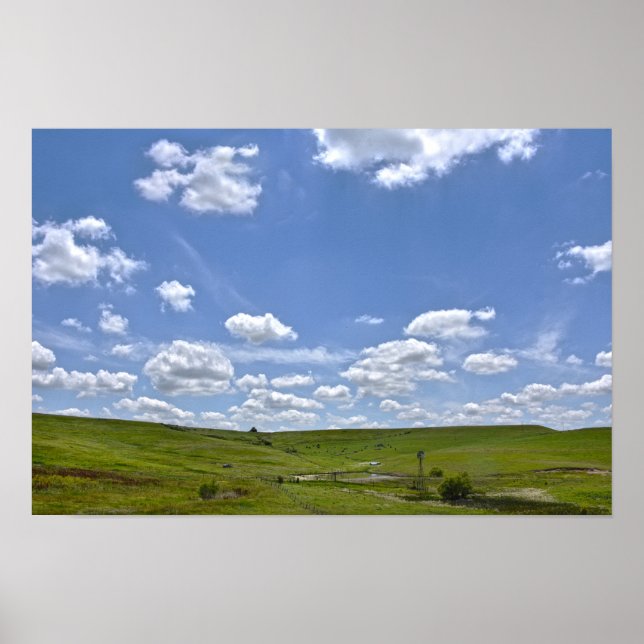 Flint Hills Ranch, Kansas Poster (Vorne)