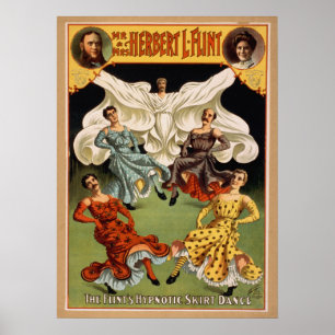 FLINT Magicien Hypnose VAUDEVILLE Poster