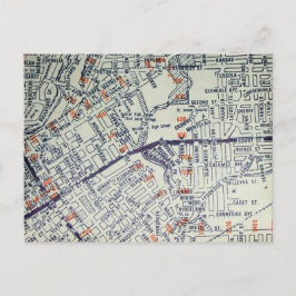 Flint, MI Vintage Karte