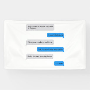 Flinte Textnachricht Banner
