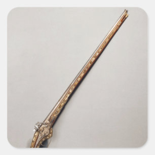 Flintlock Quadratischer Aufkleber