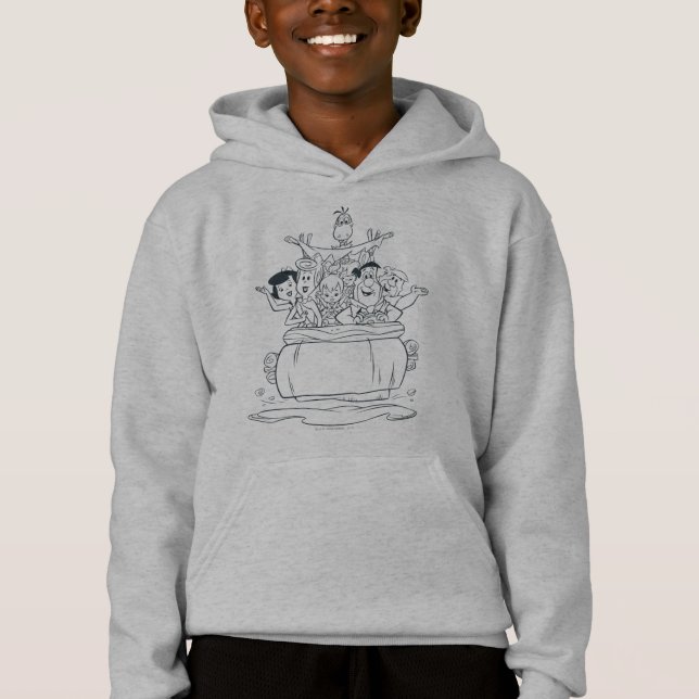 Flintstones Familien1 Hoodie (Vorderseite)