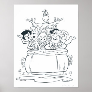Flintstones Familien1 Poster