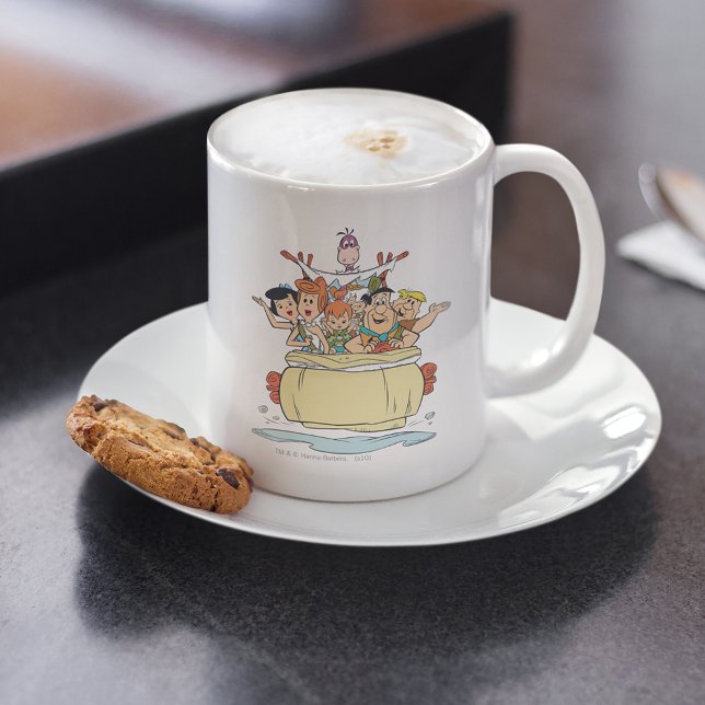 Flintstones Familientreppe Kaffeetasse (Von Creator hochgeladen)