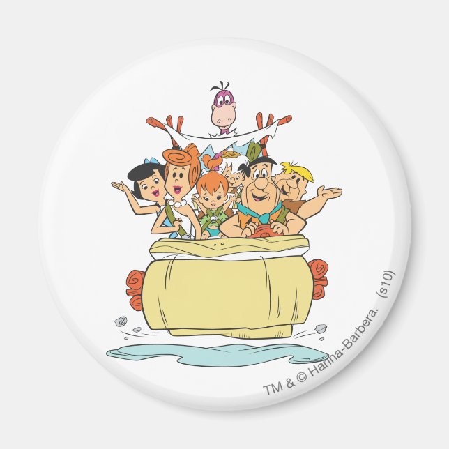 Flintstones Familientreppe Magnet (Vorne)