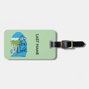 Flip Flop Leben Gepäckanhänger