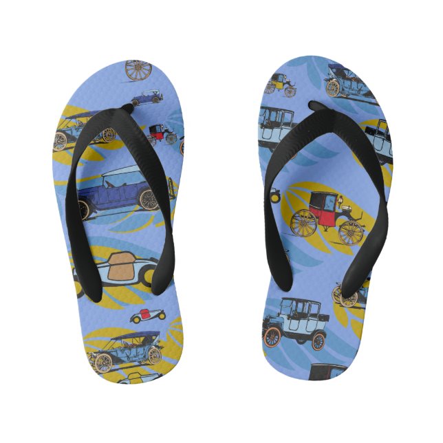 Flip Flops Antike Autos Gran Vater Design (Fußbett)