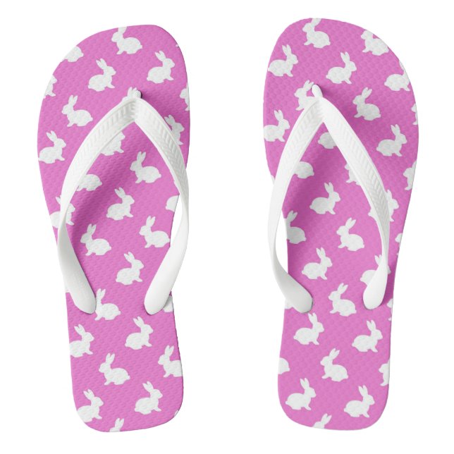 Flip Flops aus Rosa und Weiß (Fußbett)