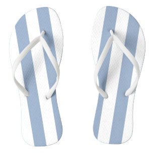 Flip Flops Blau und Weiß Streifen