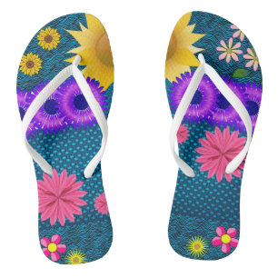 Flip Flops Blumenmuster