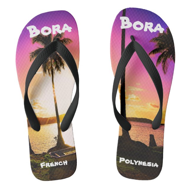 Flip Flops Bora Bora Sonnenuntergang (Fußbett)