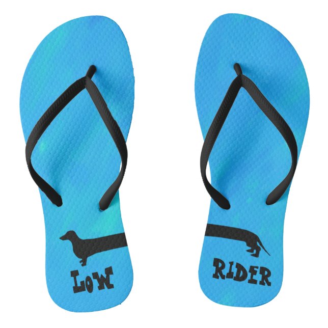 Flip Flops der Dackel (Fußbett)