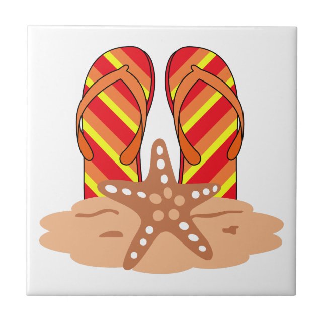 Flip Flops Fliese (Vorderseite)