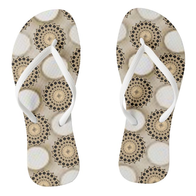 Flip Flops floral (Fußbett)