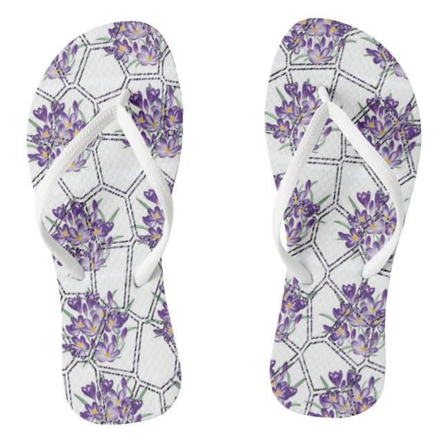 Flip Flops floral (Fußbett)