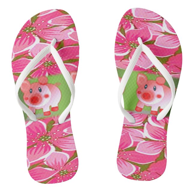 Flip Flops floral (Fußbett)