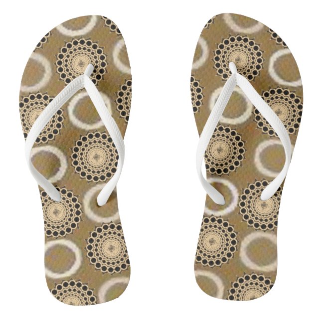 Flip Flops floral (Fußbett)