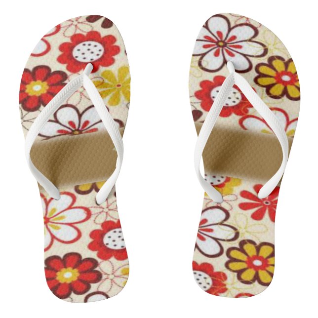 Flip Flops floral (Fußbett)