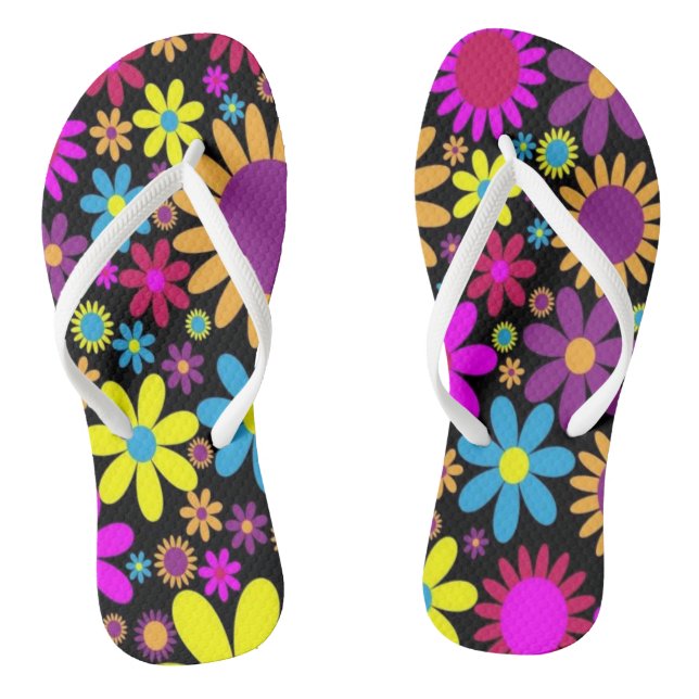 Flip Flops floral (Fußbett)
