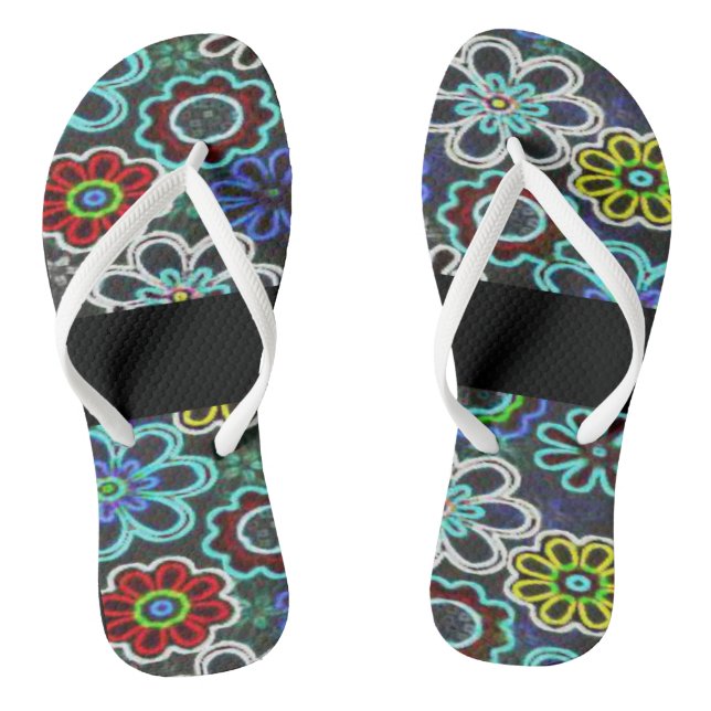Flip Flops floral (Fußbett)