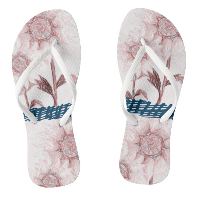 Flip Flops floral (Fußbett)