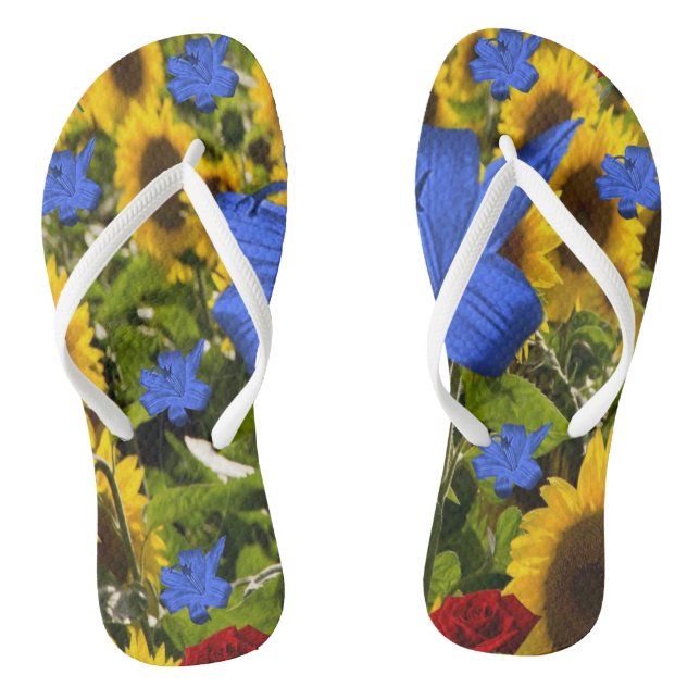 Flip Flops floral (Fußbett)