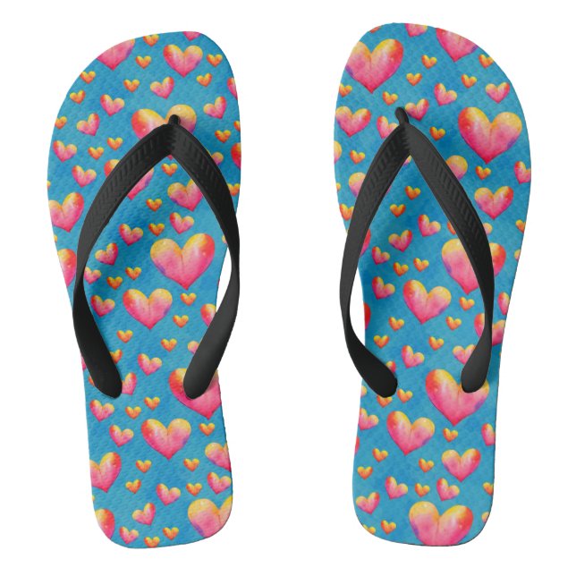 Flip Flops für mehrfarbige Wasserfarben (Fußbett)