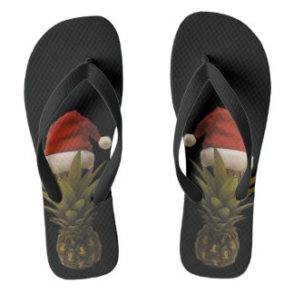 Flip Flops Hawaiianische Ananas-Weihnachtsmannmütz